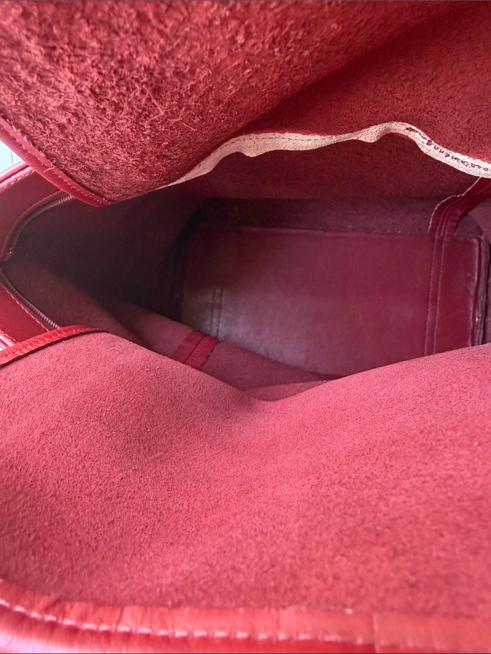 Vintage red leather coach waverly bag - Picture 7 of 7
